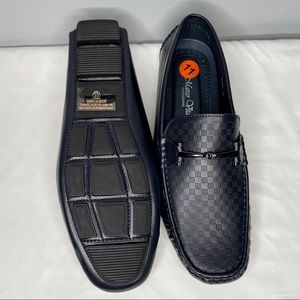 Marco Vitale Loafers Dark Navy Blue Size 11